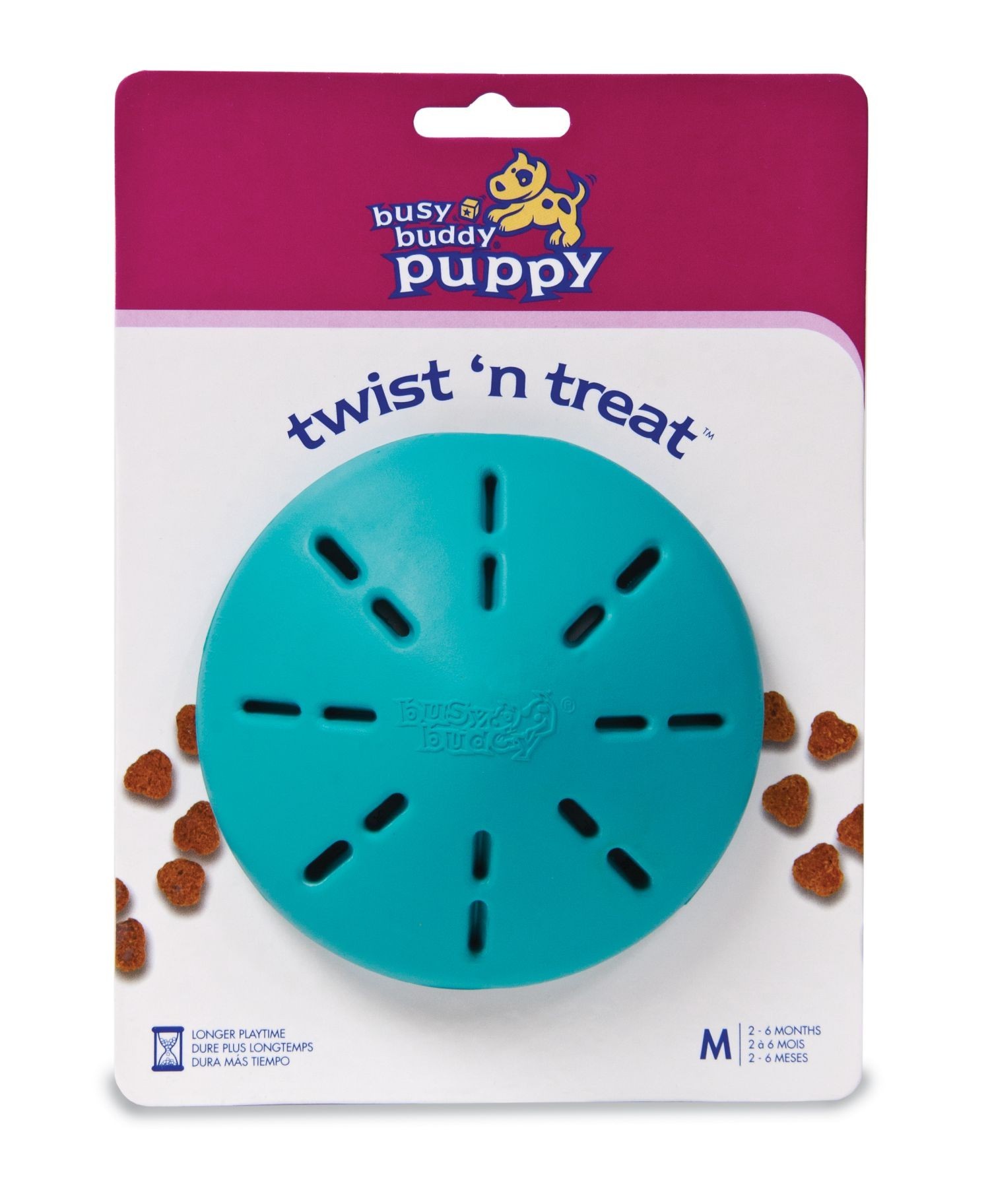 PETSAFE Busy Buddy Twist ‘n Treat  (M) ÚJRATÖLTHETÕ RÁGCSÁLÓS Kölyök KUTYAJÁTÉK