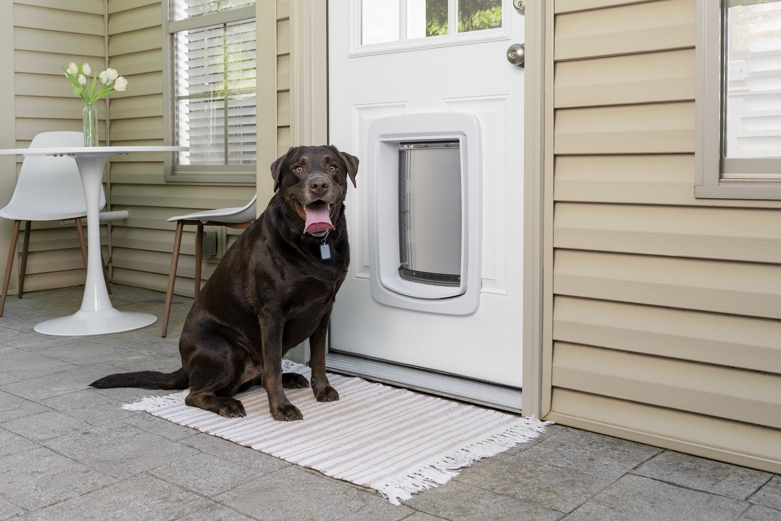 PetSafe SmartDoor Connected Kutyaajtó - Nagyméretű - Lengőajtó mérete: 30cm X 40cm