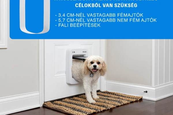 SmartDoor Connected Pet Door Tunnel Extension, Medium