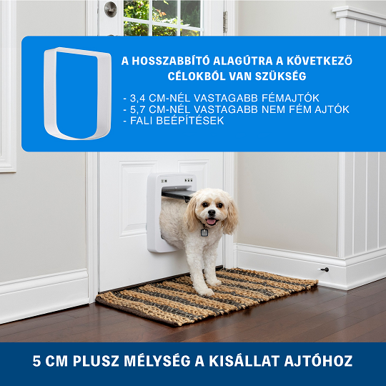 SmartDoor Connected Pet Door Tunnel Extension, Medium