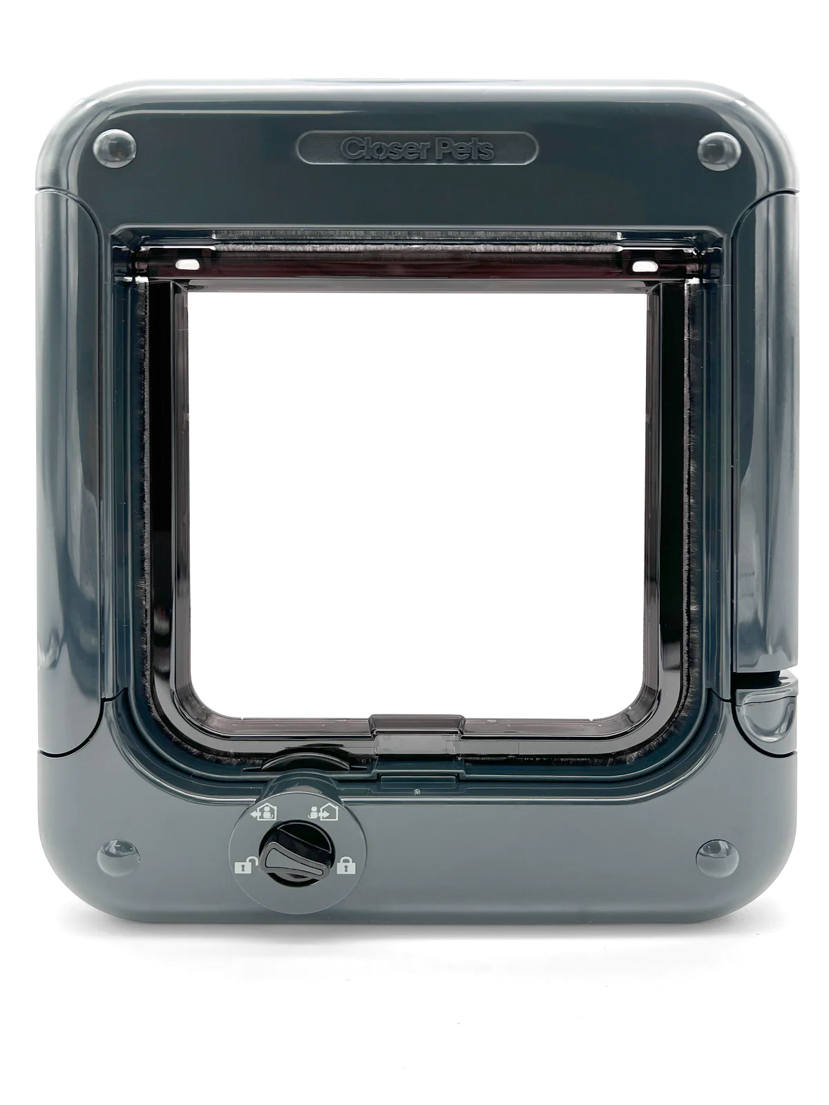 CAT MATE CP358G ROTARY 4 WAY LOCKING CAT FLAP - DARK GREY - Closer Pets