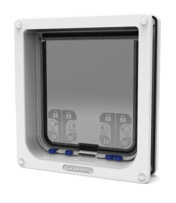 Cat Mate CP221W  Large Cat Flap - White - Closer Pets