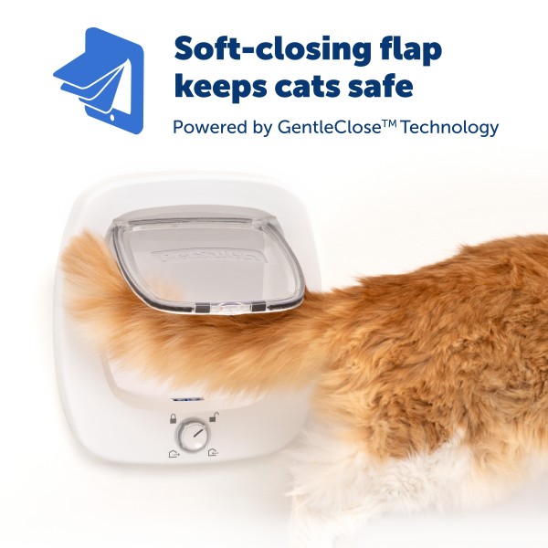 PetSafe Big Cat Macskaajtóhoz ADAPTER SZETT -  FAL, FÉM  ÉS ÜVEG FELÜLETRE- Fehér