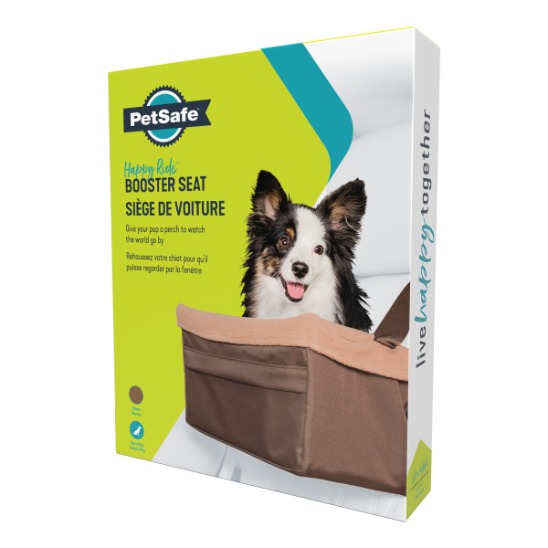 PetSafe Happy Ride Autós Booster Ülés, Barna, 8 kg-ig