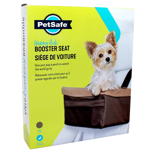 PetSafe Happy Ride Autós Booster Ülés, Barna, 5 kg-ig