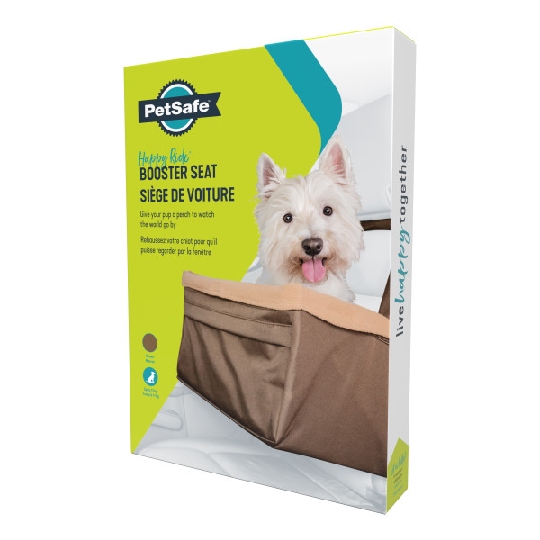 PetSafe Happy Ride Autós Booster Ülés, Barna, 11 kg-ig