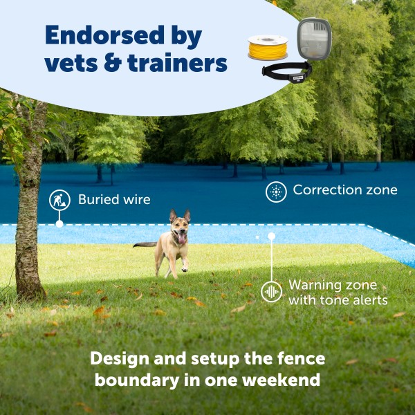 PetSafe kutyakerítés ÚJRATÖLTHETŐ  nyakörvvel