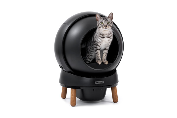 PetSafe ScoopFree SmartSpin Öntisztító Macska WC- fekete