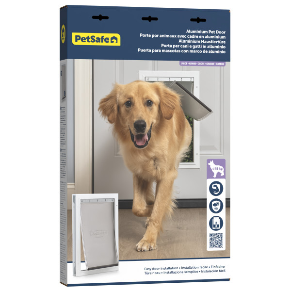 PetSafe Staywell 640 Nagyméretű Kutyaajtó -  Fémkeretes - Lengőajtó Méretei 26cm X 41,5cm