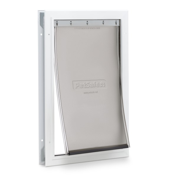 PetSafe Staywell 640 Nagyméretű Kutyaajtó -  Fémkeretes - Lengőajtó Méretei 26cm X 41,5cm