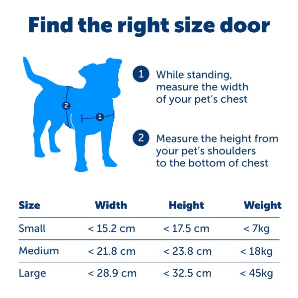 PetSafe Staywell 740 Közepes méretű Kutyaajtó - Lengőajtó mérete: 22,8cm X 26,7cm