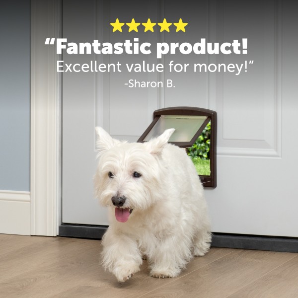 PetSafe Staywell 730 Kisméretű Macskaajtó - Kutyaajtó Lengőajtó mérete: 15,2cm X 17,8cm