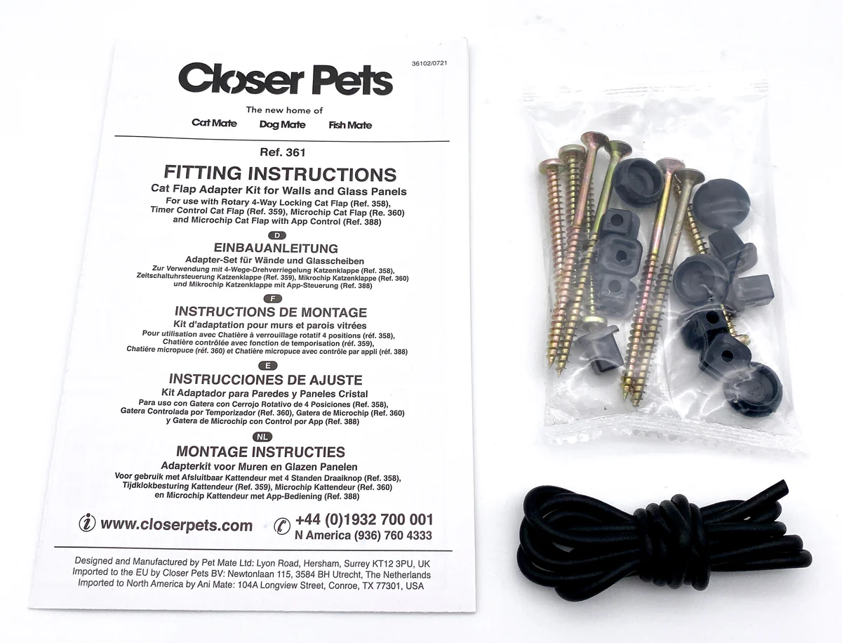 CAT MATE 361G ADAPTER SZETT FAL ÉS ÜVEG FELÜLETRE - SZÜRKE - Closer Pets