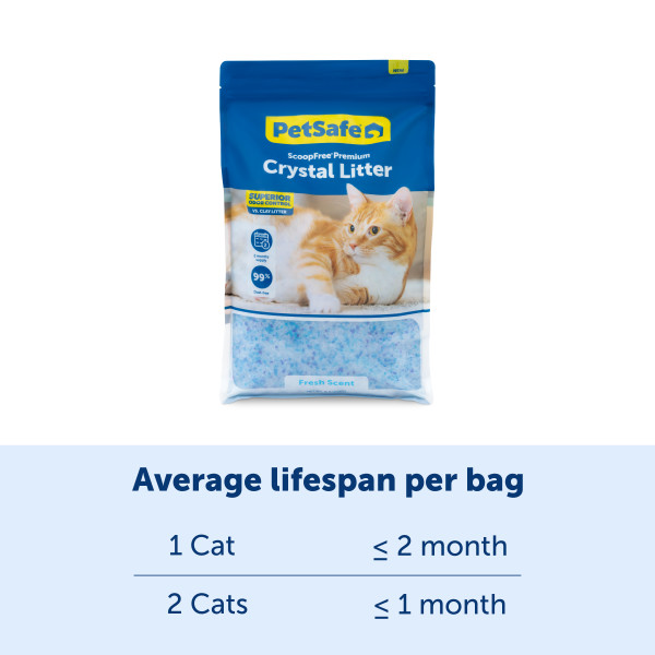PetSafe - Scoopfree ( 3,6kg ) Macska WC Prémium Blue Kristály – 1 csomag