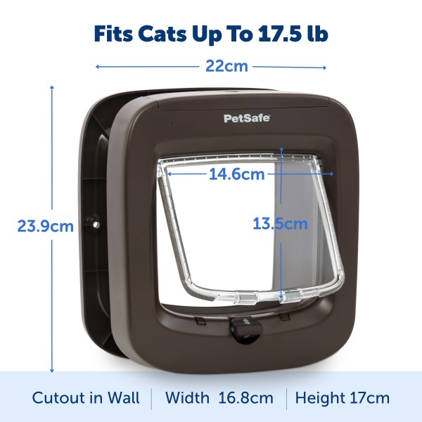 PetSafe Microchip Cat Flap - Brown