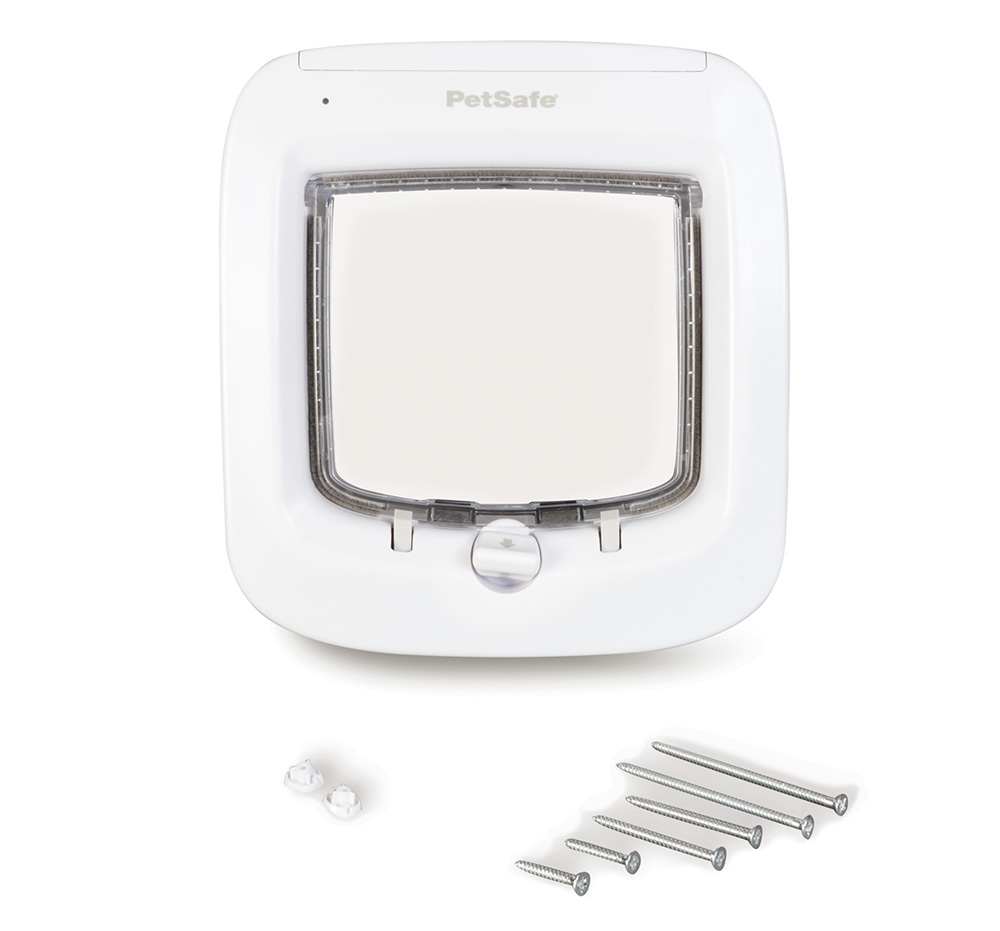 PetSafe Mikrochipes Macskaajtó - Chipes - Fehér