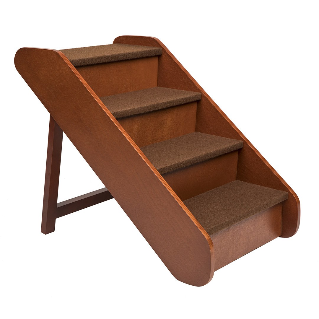 PetSafe® CozyUp™Folding Wood Pet Steps, 4 Steps 64cm High