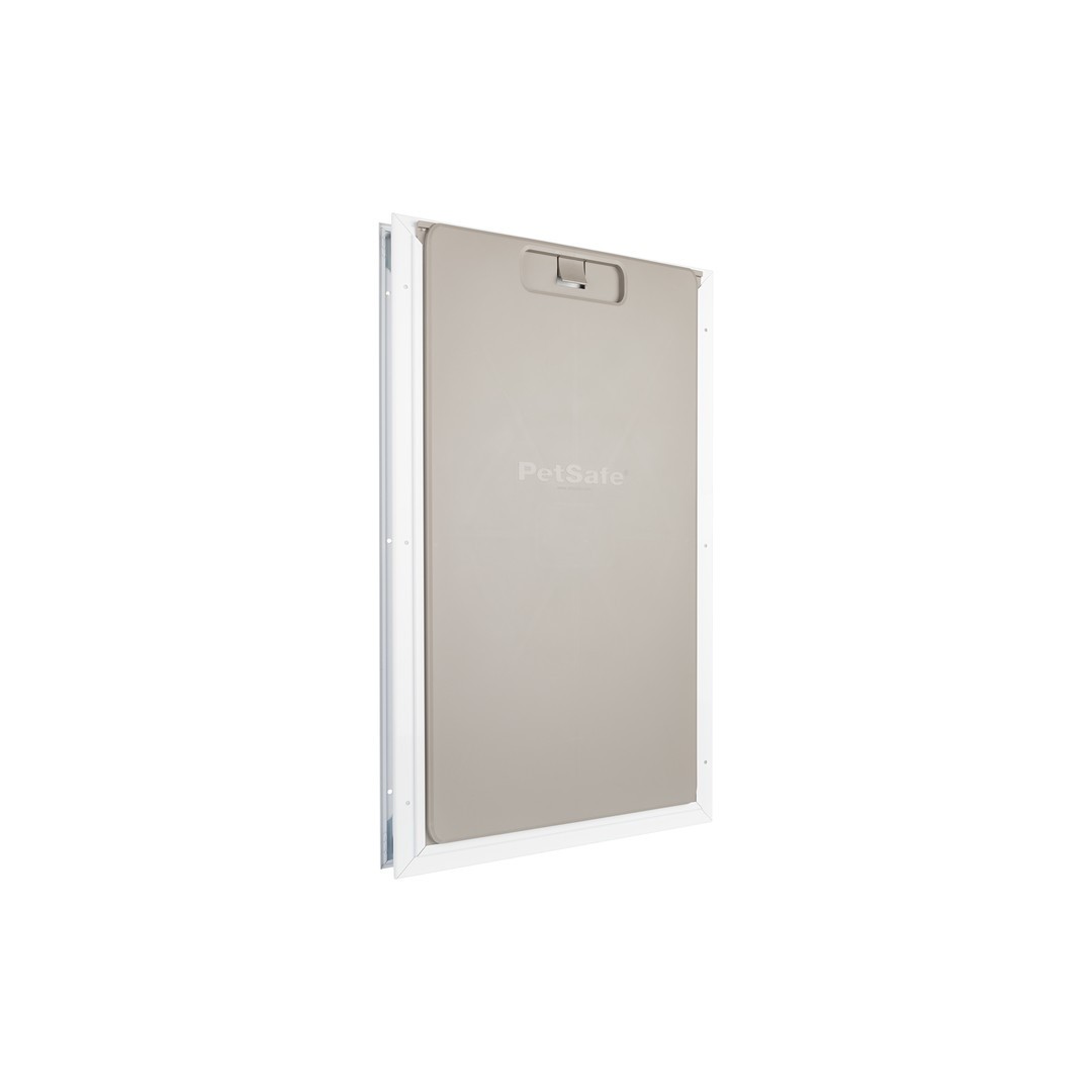 PetSafe HŐSZIGETELT KUTYAAJTÓ - Alumínium keretes - Extra NAGYMÉRETŰ  /Lengőajtó: 34,5cm  X  61cm/ Extreme Weather Aluminum Door
