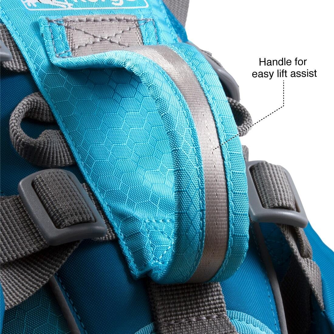 KURGO Baxter Backpack - BLUE - for dogs 30-85 pounds