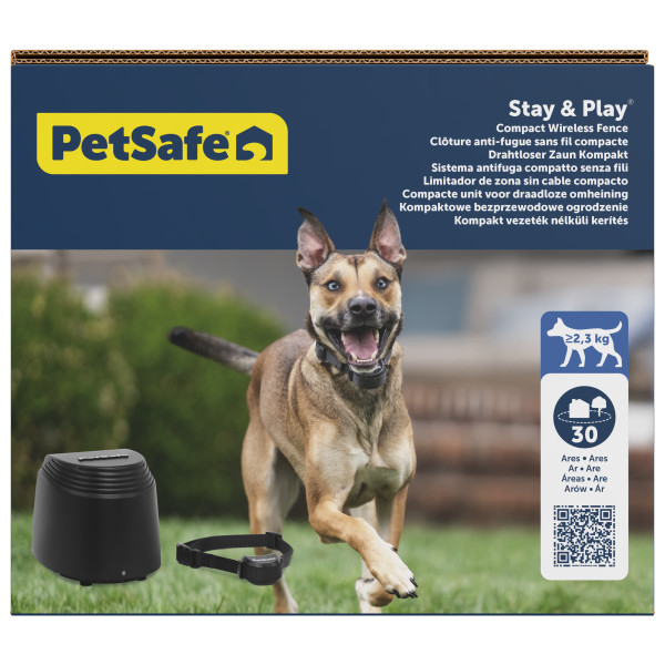 PetSafe STAY  PLAY vezeték nélküli kutyakerítés újratölthető akkumulátoros nyakörvvel