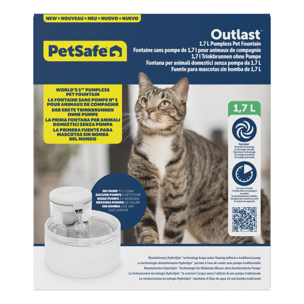 PetSafe® Outlast™  Kisállat Önitató 1.7 literes