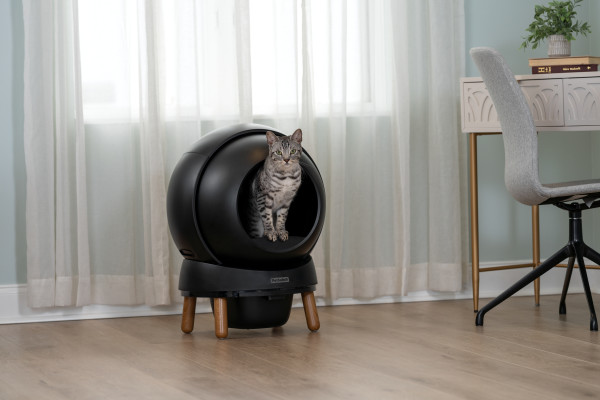 PetSafe ScoopFree SmartSpin Öntisztító Macska WC- fekete