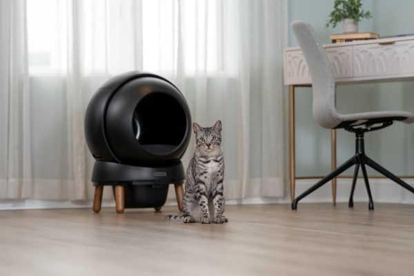 PetSafe ScoopFree SmartSpin Öntisztító Macska WC- fekete